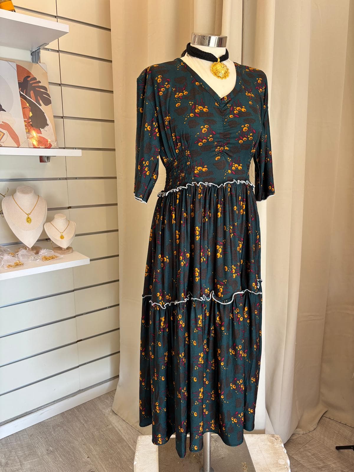 שמלת שיפון אלגנטית - דגם 7