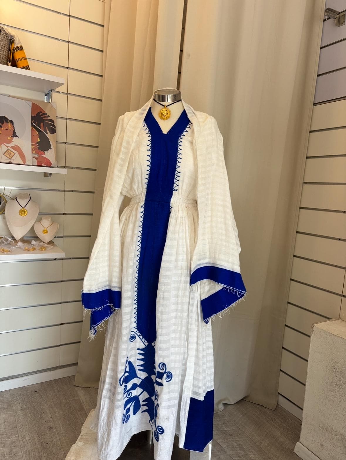 שמלה אתיופית מסורתית - דגם 2